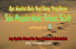 Mengaku Salafy1