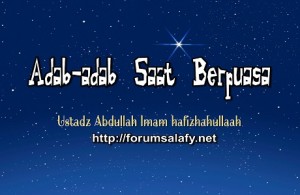 Adab-adab Berpuasa1