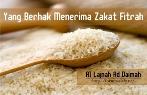 Yang Berhak Menerima Zakat Fitrah