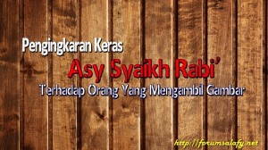 Pengingkaran Keras Syaikh Rabi