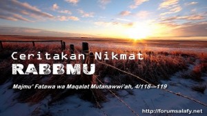 Ceritakan Nikmat Rabbmu