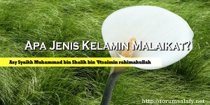 Apa Jenis Kelamin Malaikat