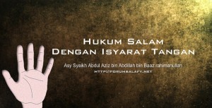 Hukum Salam Dengan Isyarat Tangan