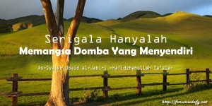 Serigala Hanyalah Memangsa Domba Yang Menyendiri